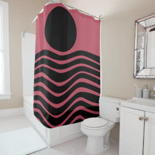 Bauhaus Deep Pink Abstract