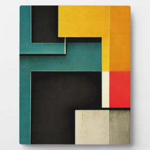 Bauhaus - design inspired by bauhaus style plaque