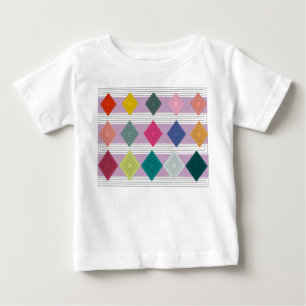Bauhaus Diamond Quilt Baby T-Shirt