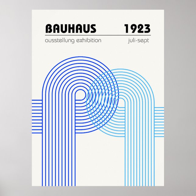 Bauhaus Exhibition Poster 1923 (Devant)