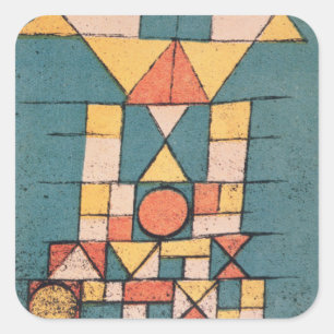 Bauhaus exhibition 'The sublime aspect', 1923 Square Sticker