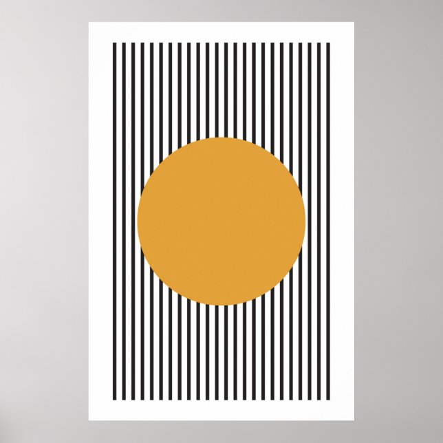 Bauhaus Exhibition Unique Geometric Poster Minimal (Front)