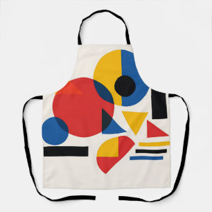 Bauhaus Geometric Abstract Composition Apron