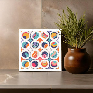 Bauhaus Geometric Abstract Pattern#2 ID1068 Tile