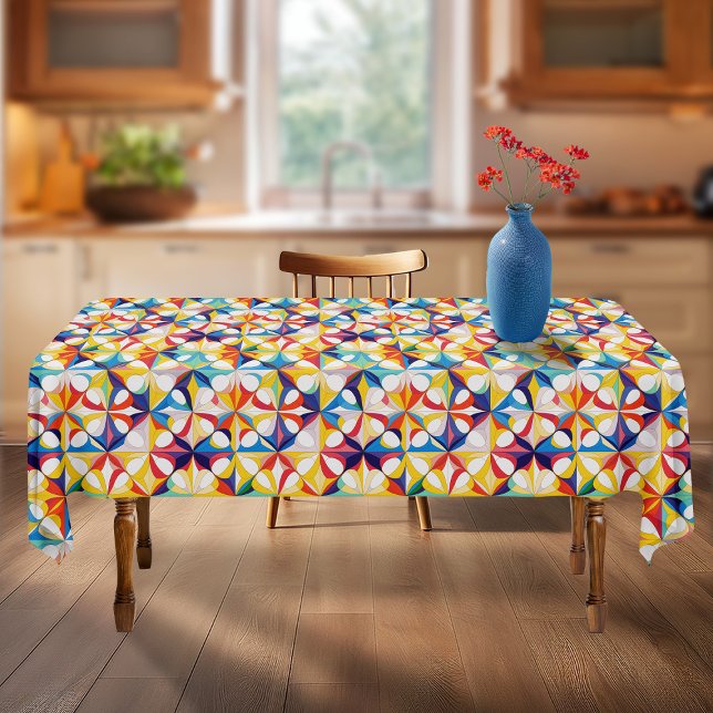 Bauhaus Geometric Abstract Pattern#3 ID1068 Tablecloth (Creator Uploaded)