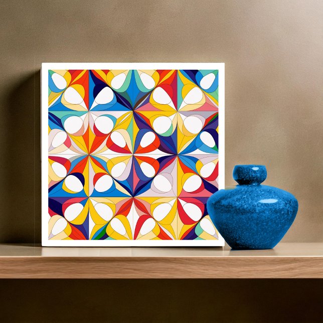 Bauhaus Geometric Abstract Pattern#3 ID1068 Tile (Creator Uploaded)