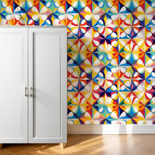 Bauhaus Geometric Abstract Pattern#3 ID1068 Wallpaper