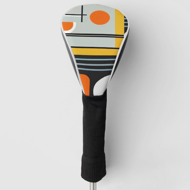 Bauhaus Geometric Design 01 Perfect For Golf Head Cover (Front)