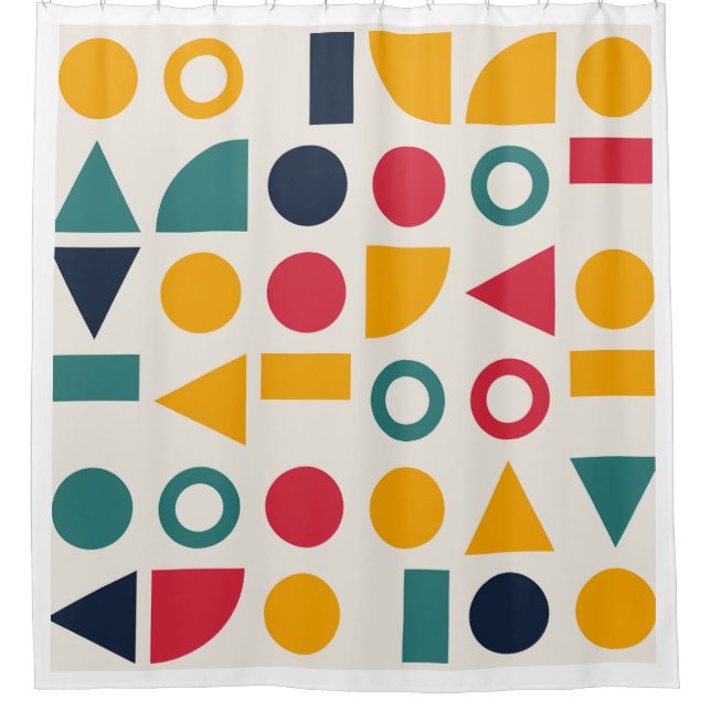 Bauhaus Geometric Shapes Seamless Pattern (Front)