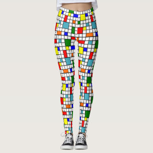 Bauhaus Grid  Leggings