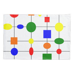 Bauhaus Grid Pillowcase