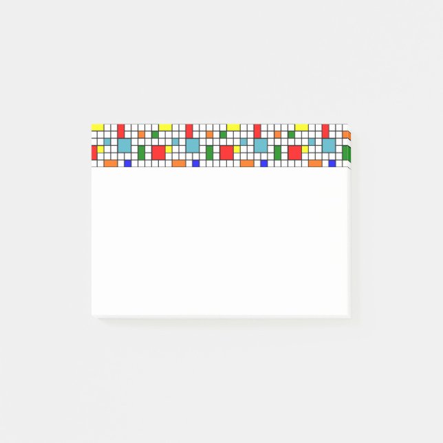 Bauhaus Grid  Post-it Notes (Front)