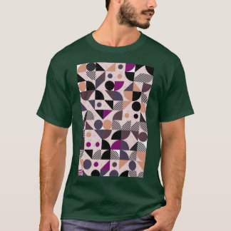 BAUHAUS HD Pink Purple Mauve T-Shirt