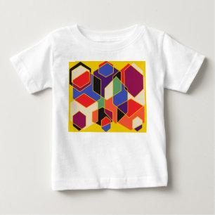 Bauhaus Hexagons Baby T-Shirt