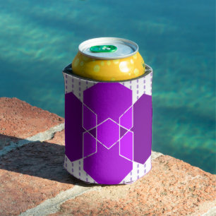 Bauhaus Hexagons Can Cooler