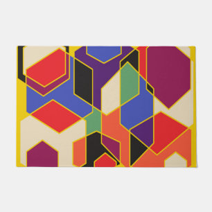 Bauhaus Hexagons  Doormat