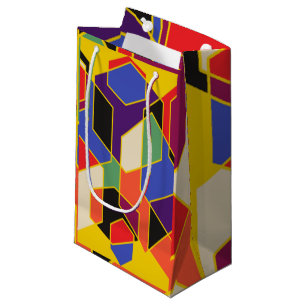 Bauhaus Hexagons  Small Gift Bag