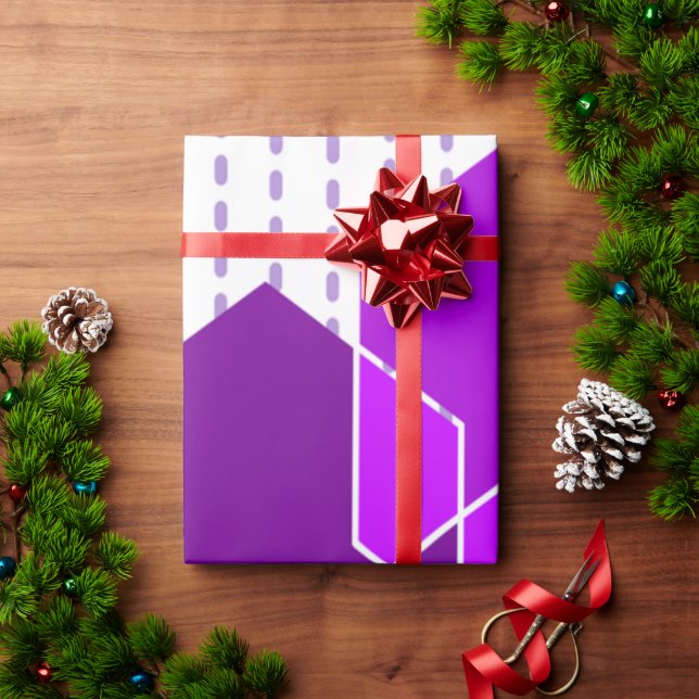 Bauhaus Hexagons  Wrapping Paper (Holiday Gift)