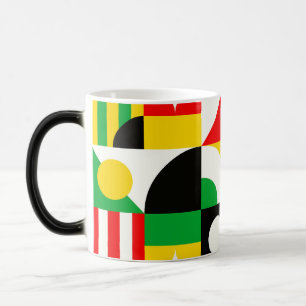 Bauhaus Inspired Abstract Mug