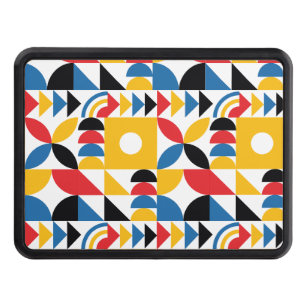 Bauhaus Inspired Contemporary Mid Century Trailer Hitch Cover