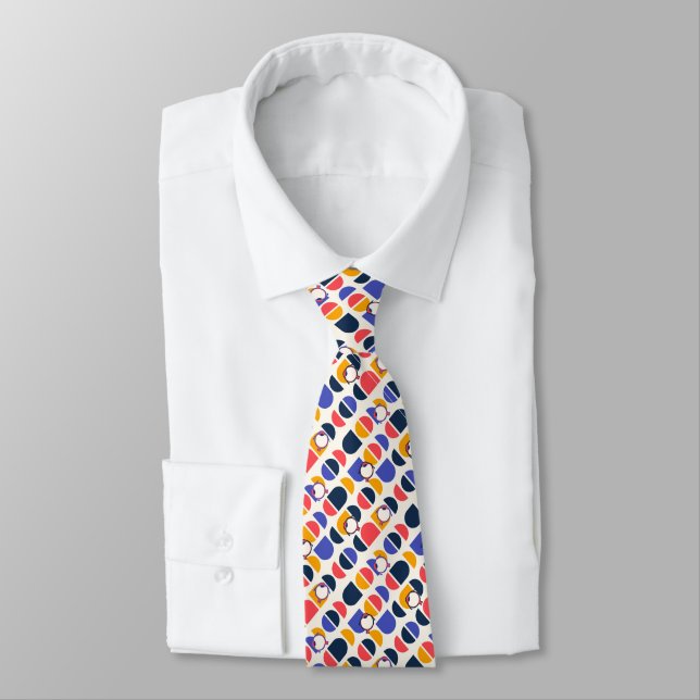 Bauhaus Inspired Ophthalmology Tie (Tied)