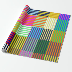 Bauhaus Inspired Optics Wrapping Paper