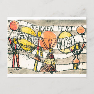 Bauhaus Lantern Festival   Paul Klee   Postcard