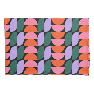 Bauhaus Mid Century Modern Geometric MCM Retro Pillowcase
