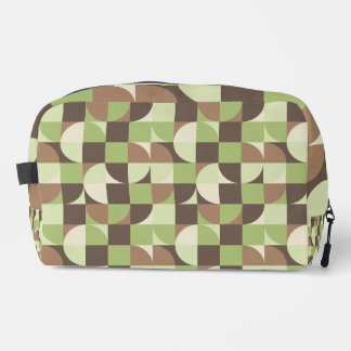 Bauhaus Mid Century Modern Leaf and Tree Retro Dopp Kit