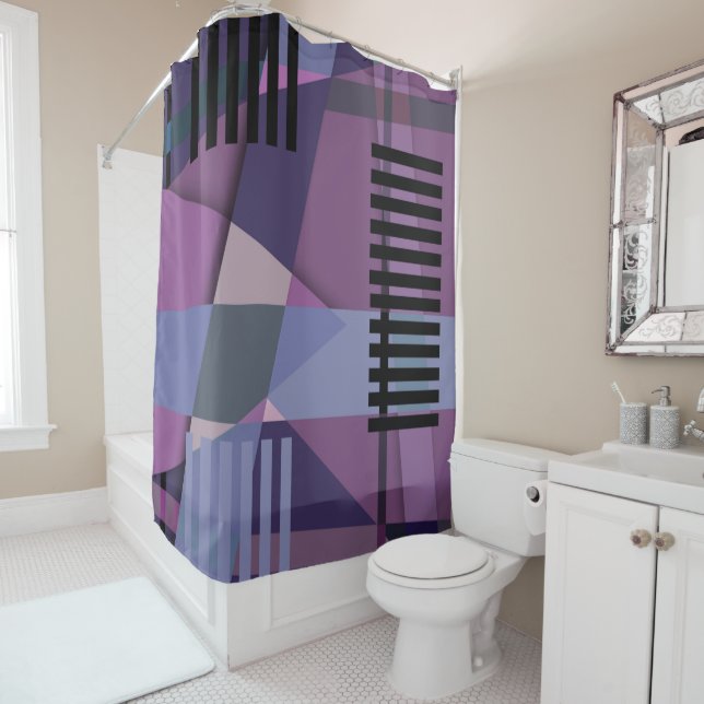 Bauhaus No. 410 Shower Curtain (In Situ)