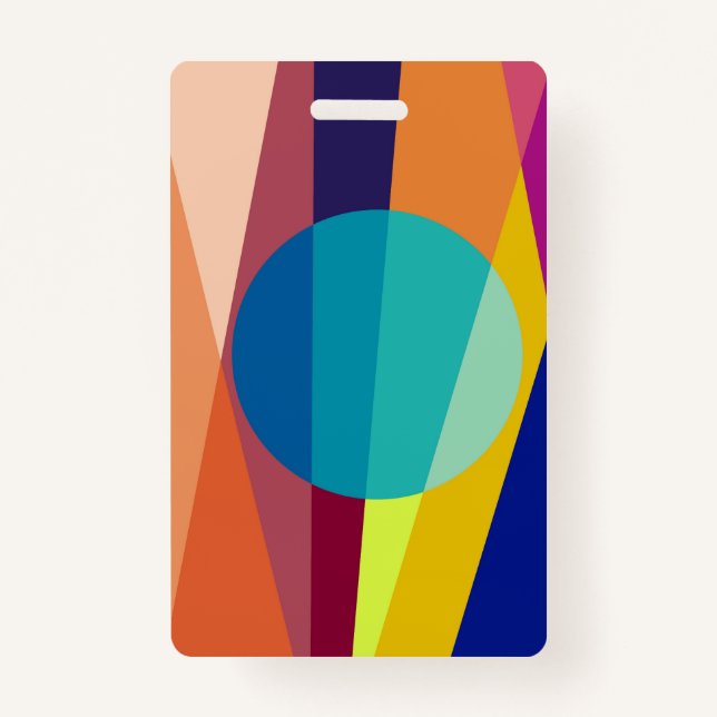 Bauhaus pattern badge (Front)