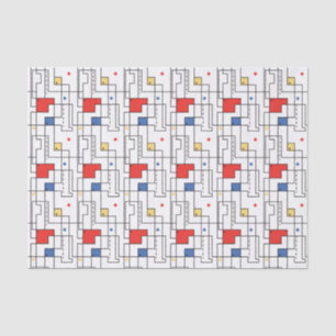 Bauhaus Pattern Tissue Paper