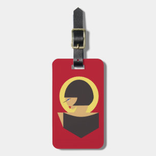 Bauhaus portrait luggage tag