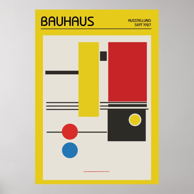 Bauhaus Poster (Front)
