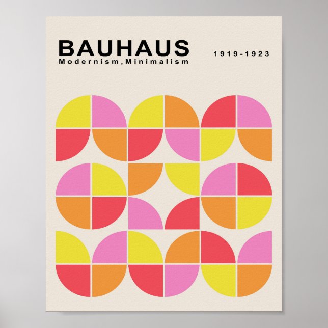 Bauhaus Poster (Front)