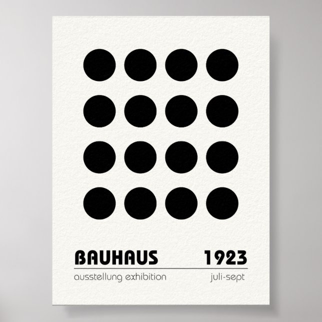 Bauhaus Poster Wall Art (Front)