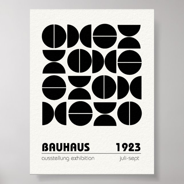 Bauhaus Poster Wall Art (Devant)
