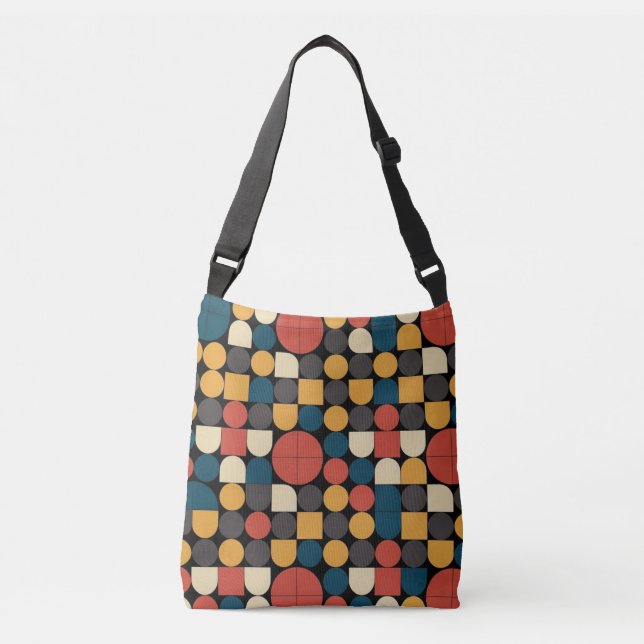 Bauhaus Pure Geometry Harmony Crossbody Bag (Front)