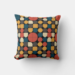 Bauhaus Pure Geometry Harmony Throw Pillow
