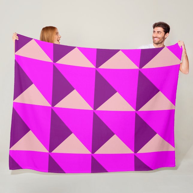 Bauhaus Quilt  Fleece Blanket (In Situ)