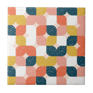 Bauhaus Retro Geometric Pattern Tile