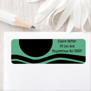 Bauhaus Seafoam Green Abstract