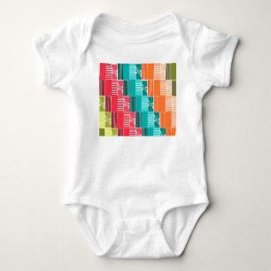 Bauhaus Shapes and Lines 2  Baby Bodysuit