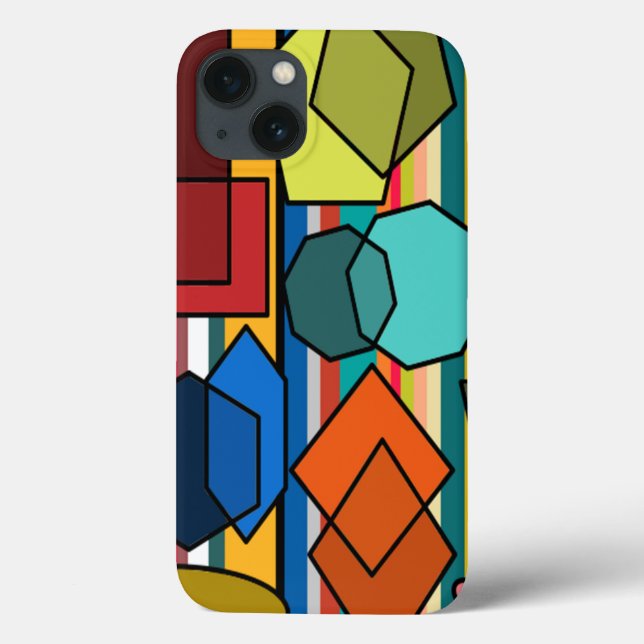 Bauhaus Shapes and Lines Case-Mate iPhone Case (Back)