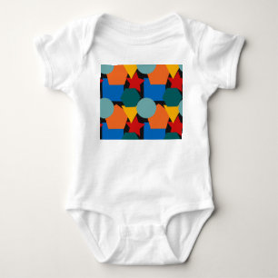 Bauhaus Shapes  Baby Bodysuit