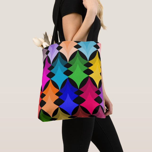 Bauhaus Shapes  Tote Bag (Close Up)