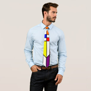 Bauhaus Stained Glass Tie
