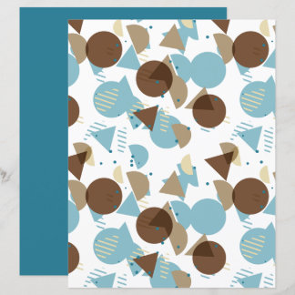 Bauhaus Style Mosaic Art Pattern Scrapbook Paper