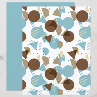 Bauhaus Style Mosaic Art Pattern Scrapbook Paper