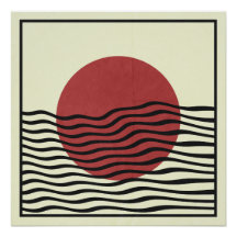 Bauhaus Style Sunset